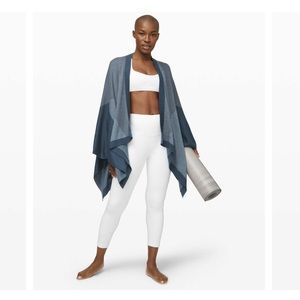 Lululemon Here For Serenity Wrap in Blue